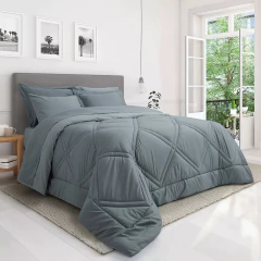 Kit 5 piezas acolchado y sábanas Marsella 1 1/2 Plaza - tienda online