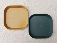 Plato , cuchara y tenedor set de alimentacion - Porcupine