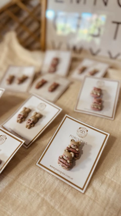 Accesorio colista de pelo rosa y marrón pastel - buy online