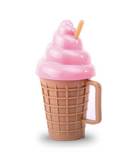 Vaso Helado con sorbete cucurucho bombilla - comprar online