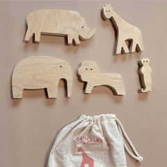 Imagen de juego Set de Animales en madera