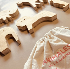 juego Set de Animales en madera - tienda online
