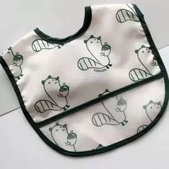 Baberos impermeables con bolsillo - Porcupine