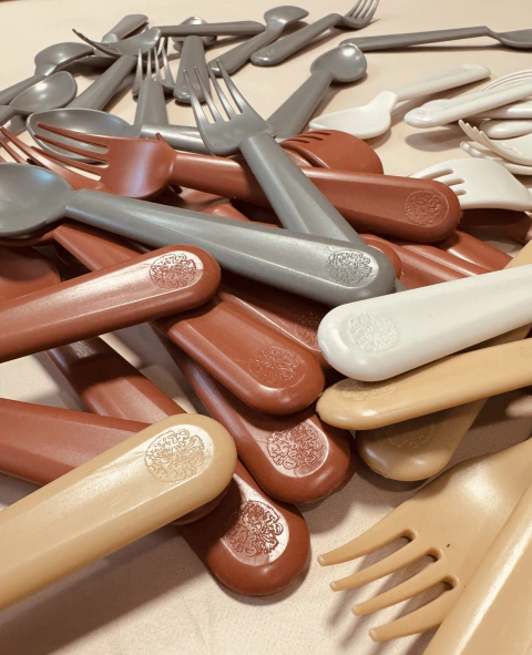 Cubiertos cuchara y tenedor