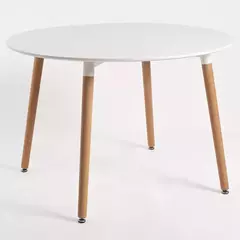 Mesa Nordica redonda + 4 sillas Windsor - Dinara Home