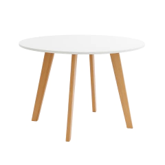 Mesa Escandinava Redonda + 4 sillas Milan en internet