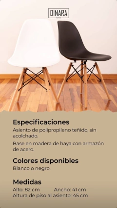 Mesa Escandinava + 6 sillas Eames - tienda online