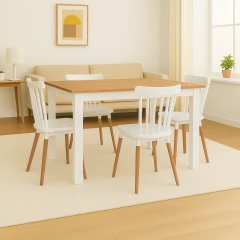 Mesa Paraíso combinada + 4 sillas Windsor - comprar online