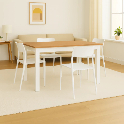 Mesa Paraíso combinada + 4 sillas Verona - comprar online