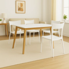 Mesa escandinava + 4 sillas Verona - comprar online