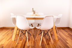 Mesa Escandinava + 6 sillas Eames - comprar online