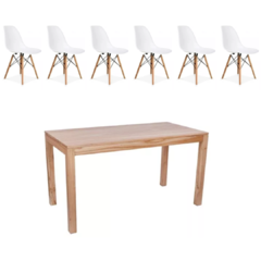 Mesa Paraíso + 6 sillas EAMES