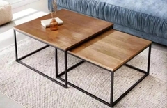 Mesa ratona doble encastre INDUSTRIAL