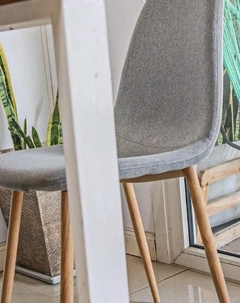 Silla Albis Base simil madera - comprar online