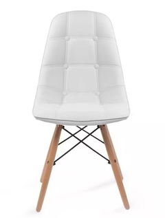 Silla Eames eco-cuero capitone