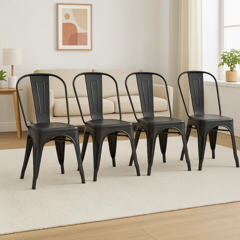 Silla Tolix x4 - comprar online