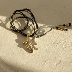 COLLAR LE SIRENE SILVER (SEDA NATURAL) en internet