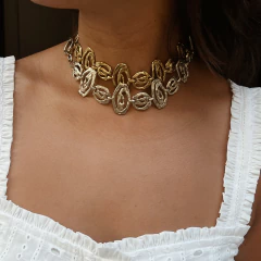 COLLAR GARGANTILLA SPIROS SILVER - LE SIRENE HANDMADE