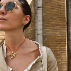 COLLAR LA VERA FIORE GOLDEN - LE SIRENE HANDMADE