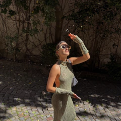 COLLAR GIARDINO BURGUNDY - comprar online