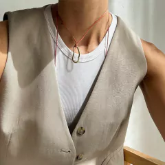 COLLAR GOTA GOLDEN - Le Sirene Handmade