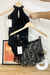 Conjunto Malla "Ninette Romance" Black + Pollerin Allonge Romance - comprar online