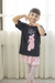 Remera "Tiny Dancer" Black - Fly Indumentaria de Danza