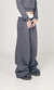 extra wide Baggy Pants / Dark Gray - comprar online