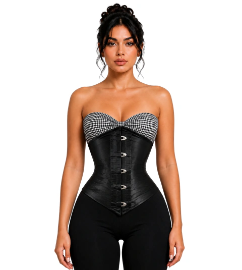 Corset de Fitas de Cetim ou Ribbon Corset