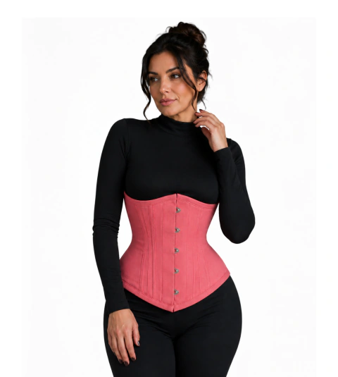 Corset Underbust em Sarja