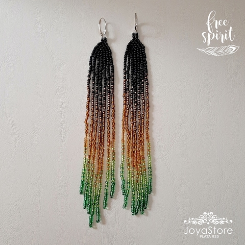 aros colgantes tipo aborigen