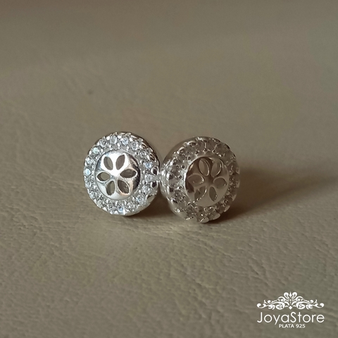 AROS DE PLATA Y CRISTAL