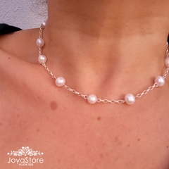 COLLAR PULSERA DE PERLA NATURAL en internet