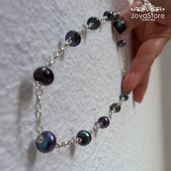 COLLAR PULSERA DE PERLA NATURAL - JoyaStore