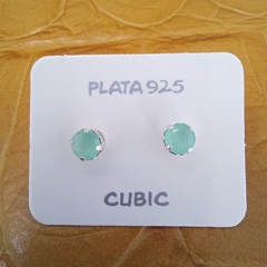 AROS CUBIC AGUAMARINA