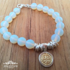 PULSERA de OPALINA CON DIJE