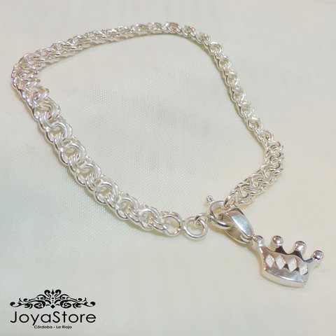 PULSERA DE PLATA TOURBILLON CHATO