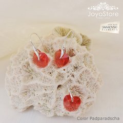 Conjunto Dije y Aros Corazón 14 mm SW