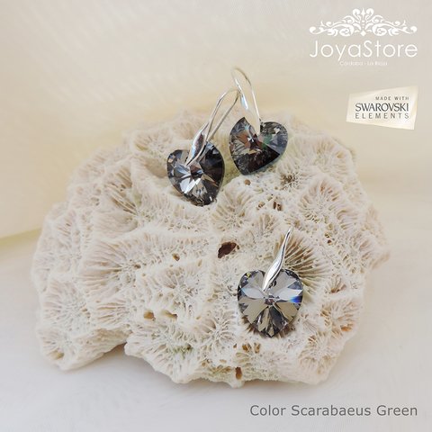 Conjunto Dije y Aros Corazón 14 mm SW en internet