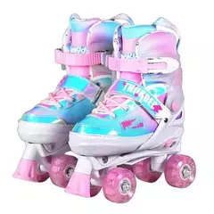 Patines Extensibles 4 Ruedas Bipo Thunder TALLE S (31-34) M (35-38)