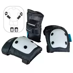 Protecciones Para Patines Rollers Rodillera Codera Muñequera