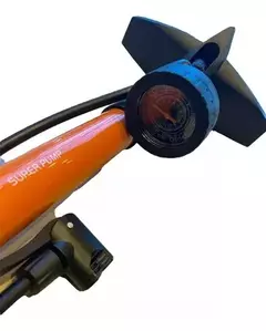 Inflador De Pie Aluminio Con Manometro Fast Doble Valvula - comprar online