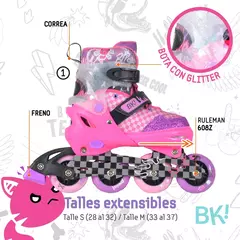 Patines/Roller 2 en 1 base de aluminio. - comprar online