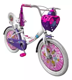 Bicicleta Rdo 20 De Nena Princesas/Unicornios Nuevo modelo cuadro de aluminio - Bicicletas Necchi