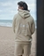 Buzo Hoodie Beige Trago bordado - comprar online