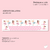 Kit com 68 adesivos Bailarina - Fofuras Decor - Decoração Infantil