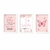 Kit Quadros Menina Borboleta