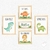 Kit Quadros Menino Dino