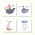 Kit Quadros Menino Mar