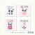 Kit Quadros Menina Panda - comprar online